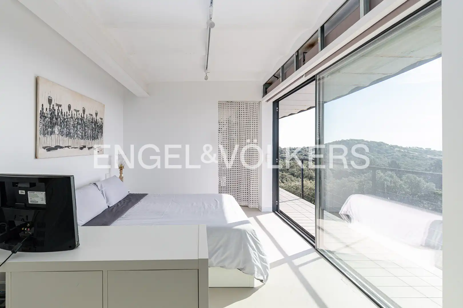 Bedroom of Houses for sale in Hoyo de Manzanares  with Air Conditioner, Heating and Private garden