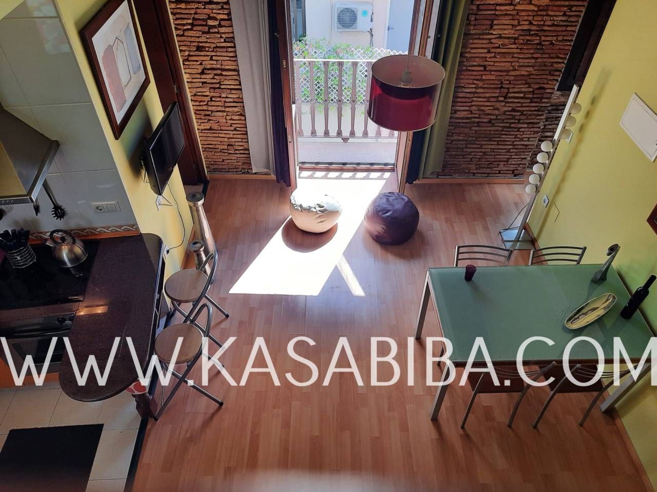 Dormitori de Loft de lloguer en  Valencia Capital amb Aire condicionat, Calefacció i Parquet