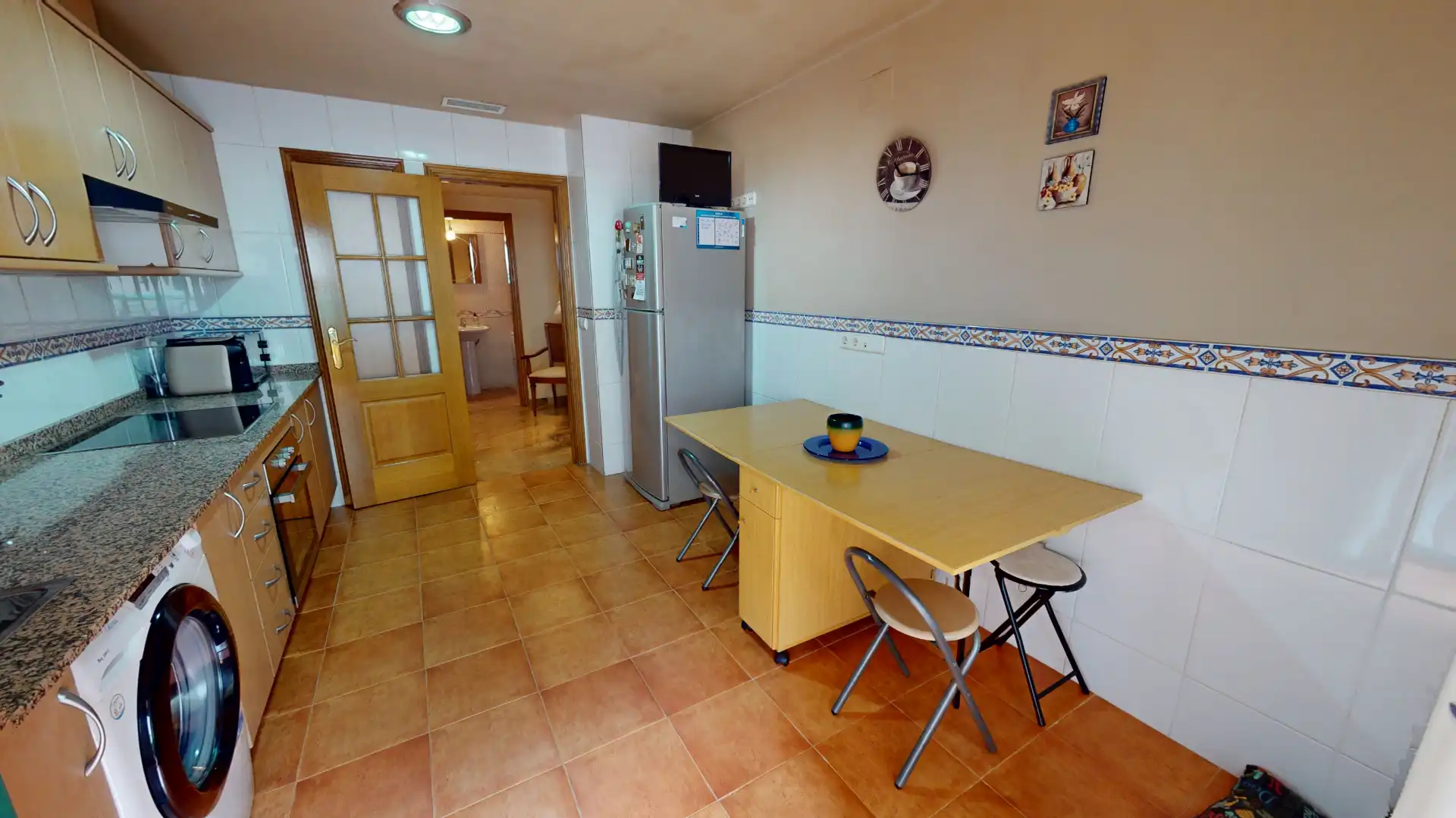 Kitchen of Flat for sale in El Campello  with Air Conditioner, Storage room and Furnished