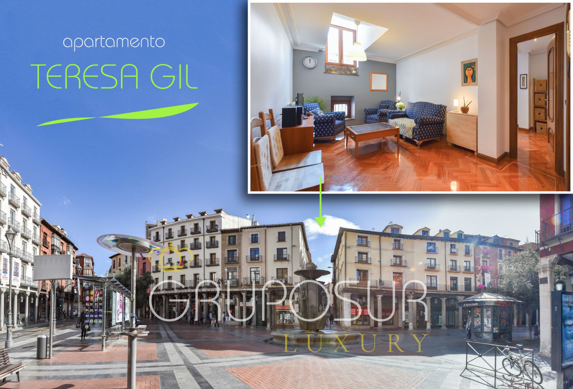 Vista exterior de Apartament en venda en Valladolid Capital amb Calefacció, Parquet i Moblat
