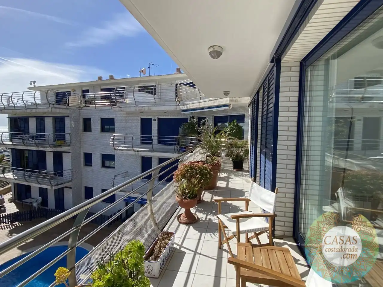 Terrasse von Dachboden zum Verkauf in L'Ametlla de Mar  mit Klimaanlage und Abstellraum