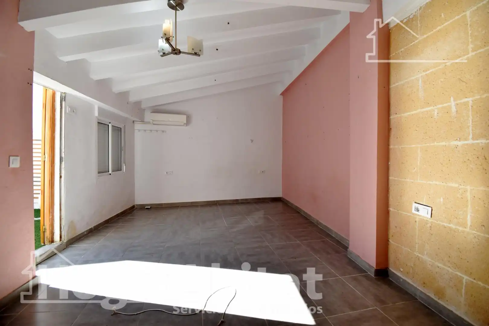 Sala de estar de Piso en venta en Bellreguard con Aire acondicionado, Calefacción y Terraza