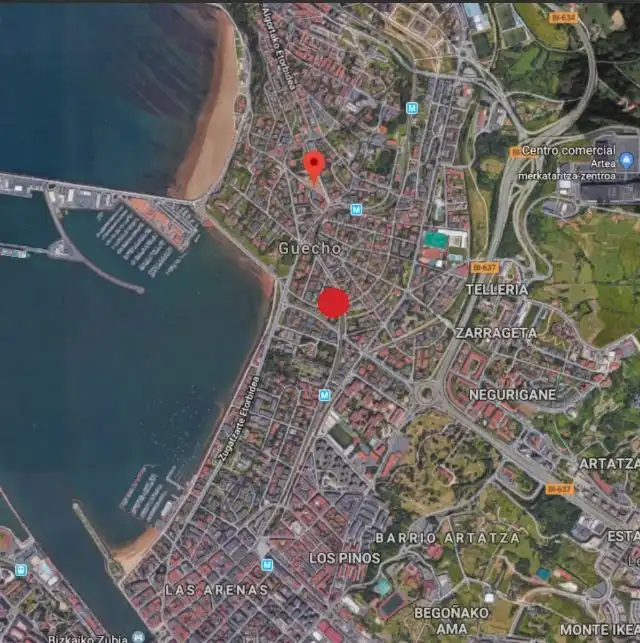 Vista exterior de Dúplex en venda en Getxo  amb Calefacció, Jardí privat i Terrassa