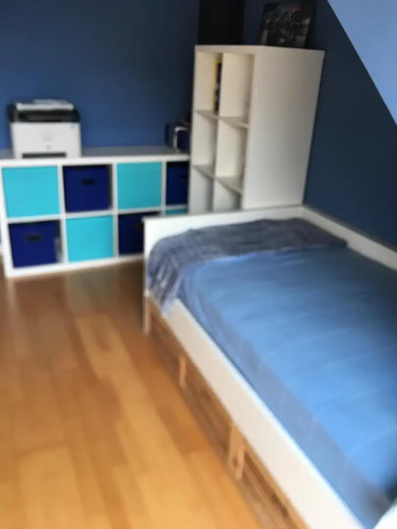 Dormitori de Casa adosada en venda en La Pobla de Vallbona amb Aire condicionat, Calefacció i Jardí privat