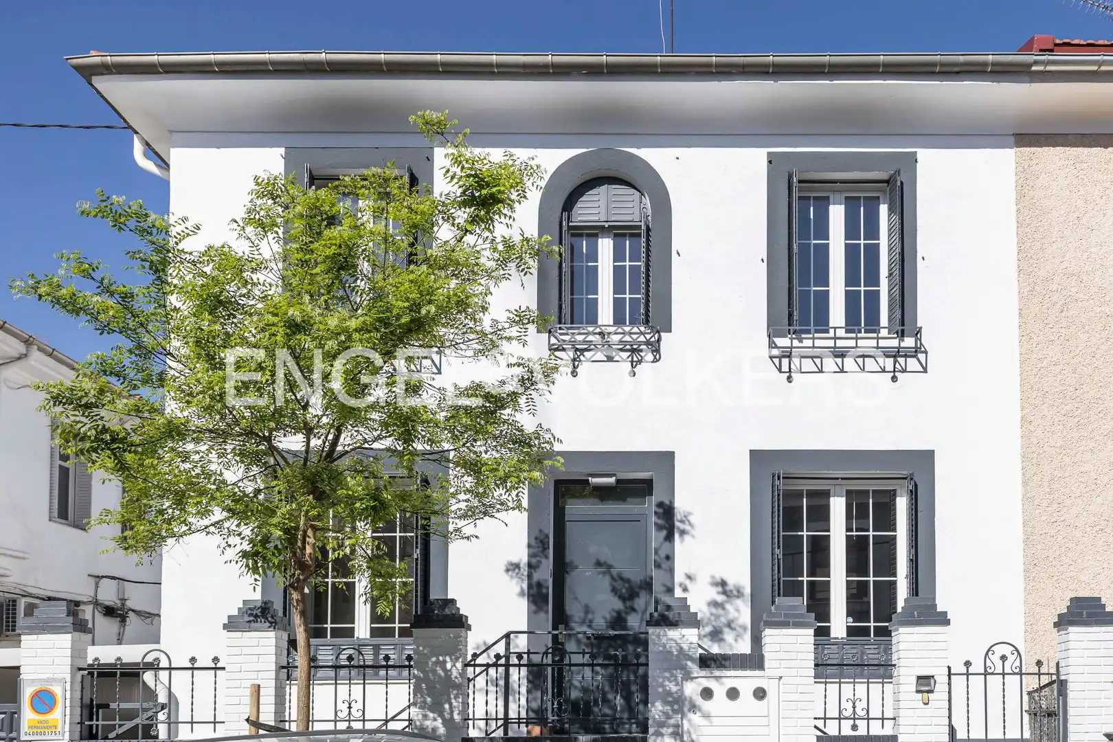Vista exterior de Casa adosada de alquiler en  Madrid Capital con Aire acondicionado, Calefacción y Terraza