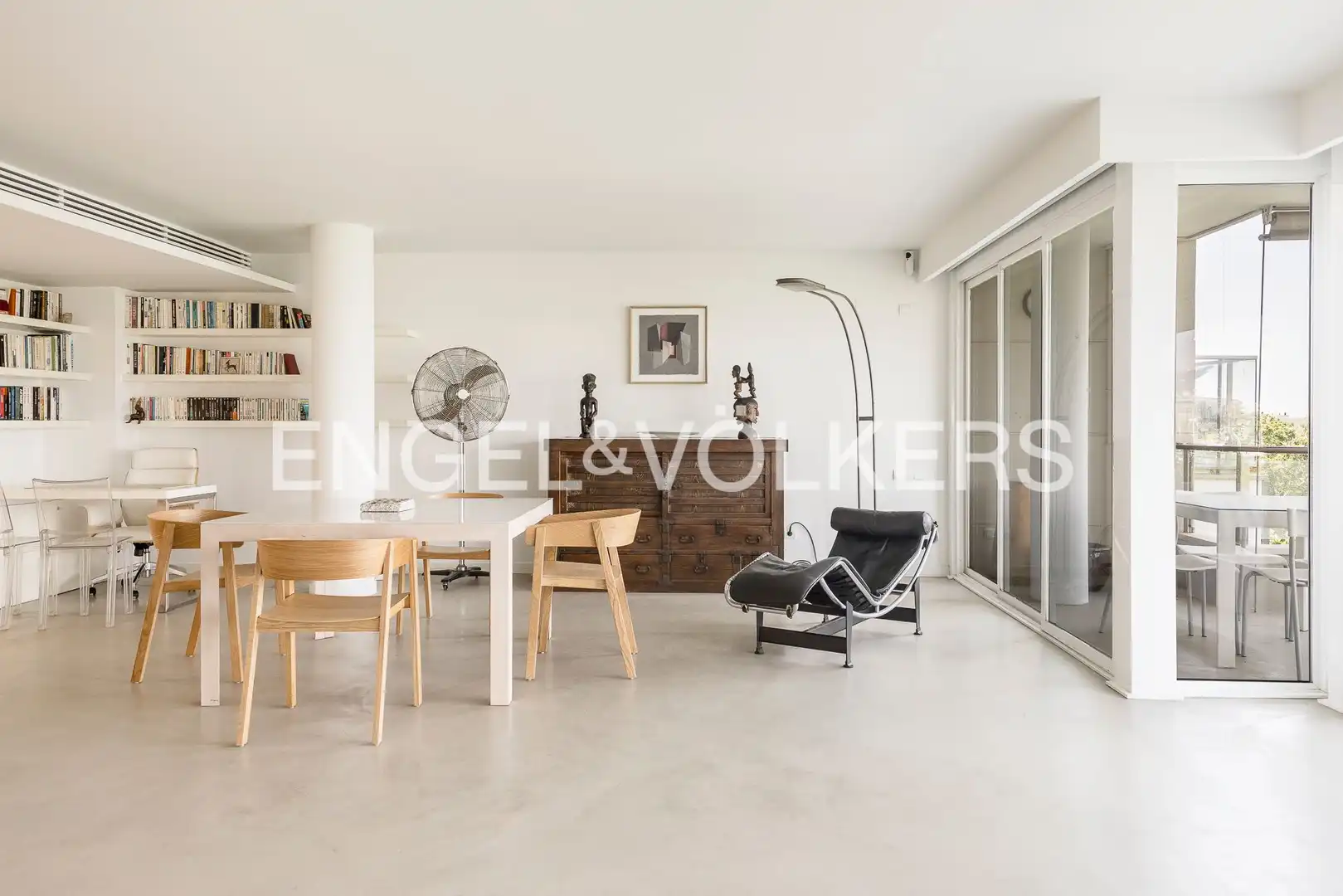 Wohnzimmer von Wohnung zur Miete in Barcelona mit Klimaanlage, Heizung und Parkett