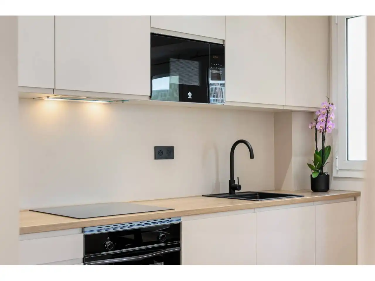 Kitchen of Flat for sale in Barcelona  with Air Conditioner, Heating and Furnished