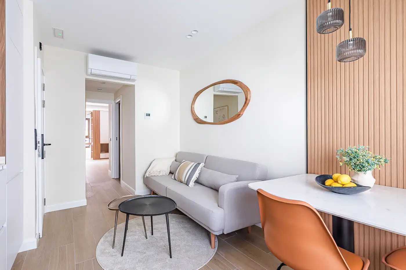 Living room of Apartments for rent in Madrid  with Air Conditioner, Heating and Terrace