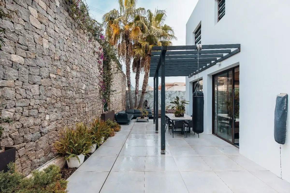 Terrassa de Planta baixa en venda en Sant Josep de sa Talaia amb Aire condicionat, Calefacció i Jardí privat