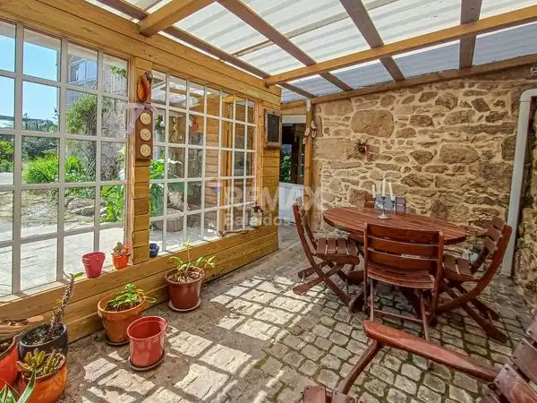 Terrassa de Casa o xalet en venda en O Rosal   amb Calefacció, Jardí privat i Terrassa