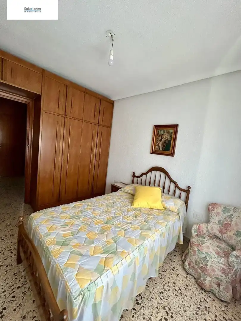 Bedroom of Flat for sale in Albacete  with Air Conditioner, Heating and Balcony