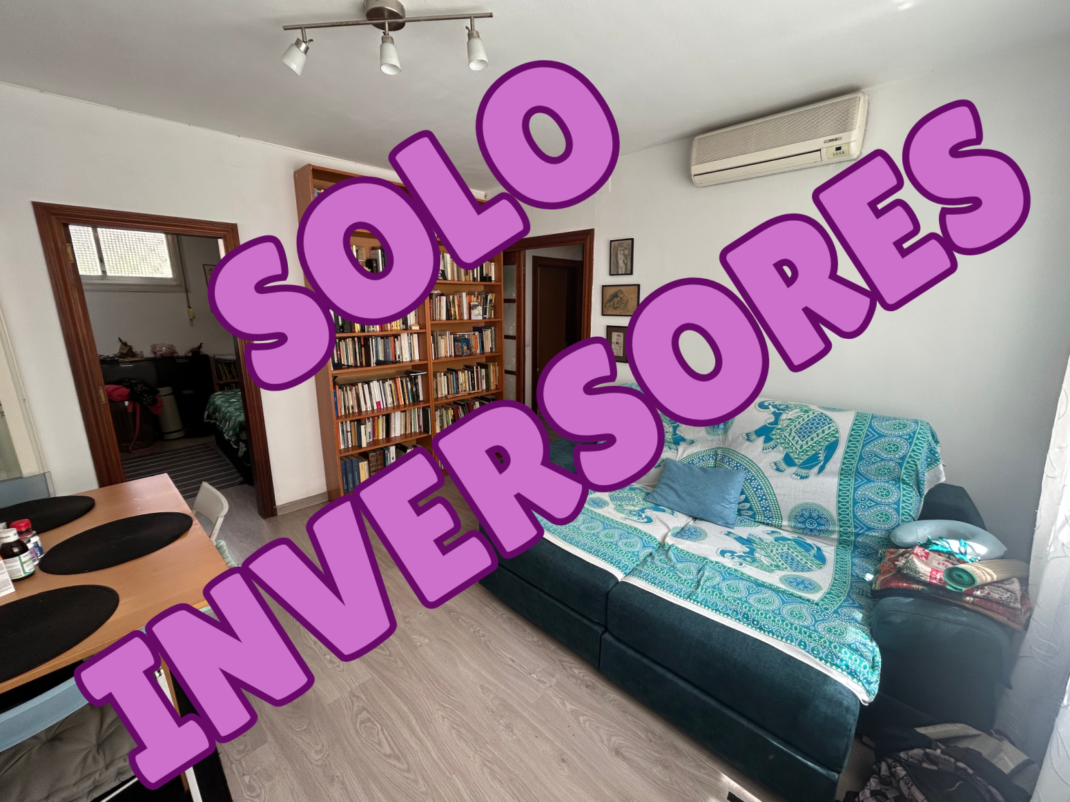 Living room of Flat for sale in  Barcelona Capital  with Heating