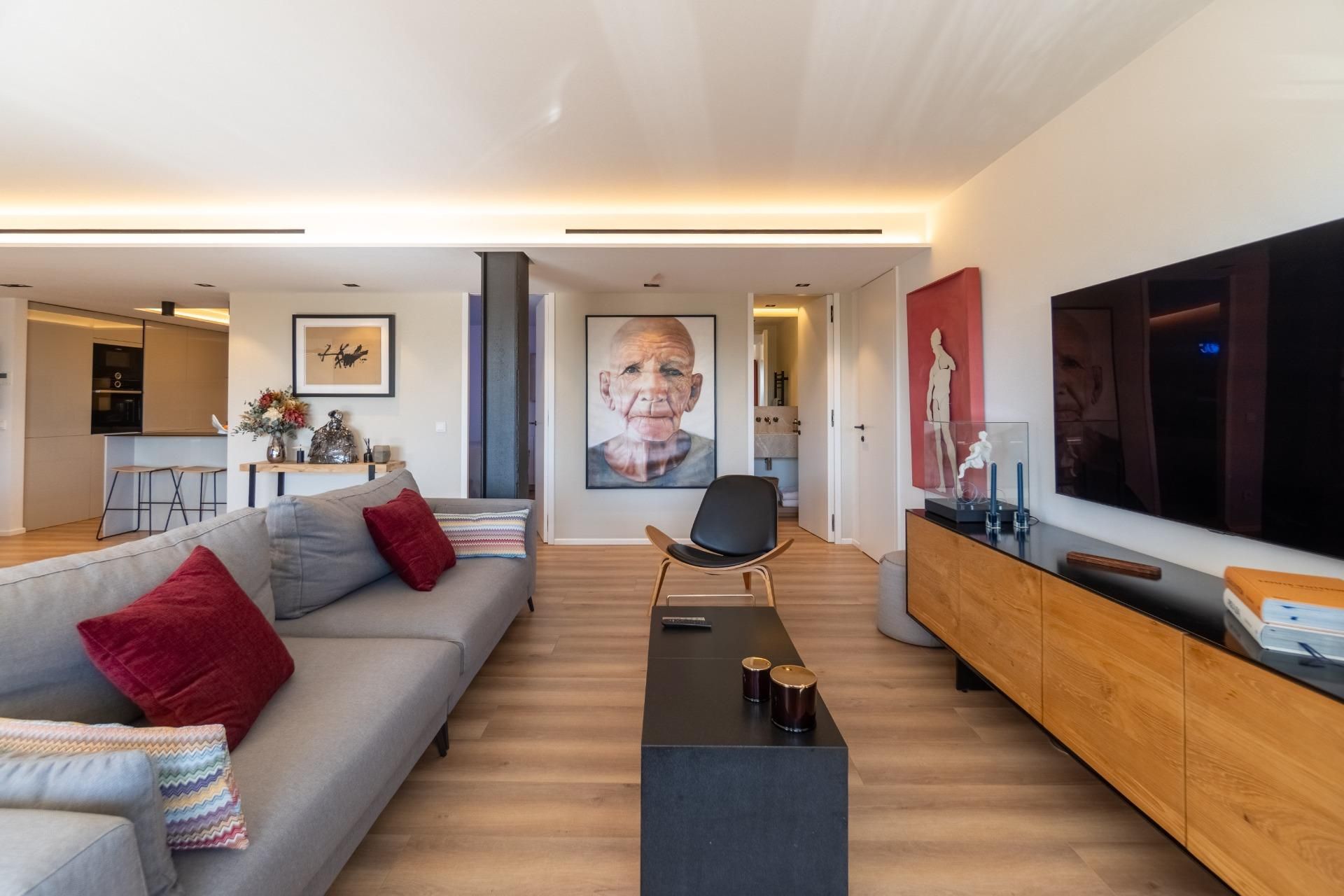 Sala d'estar de Àtic en venda en  Palma de Mallorca