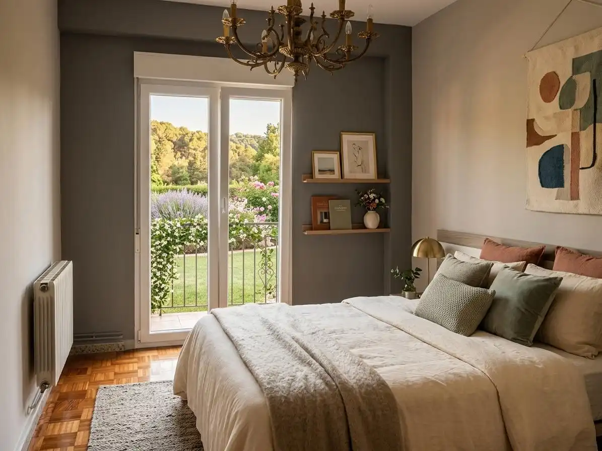 Bedroom of Flat for sale in Ourense Capital   with Heating