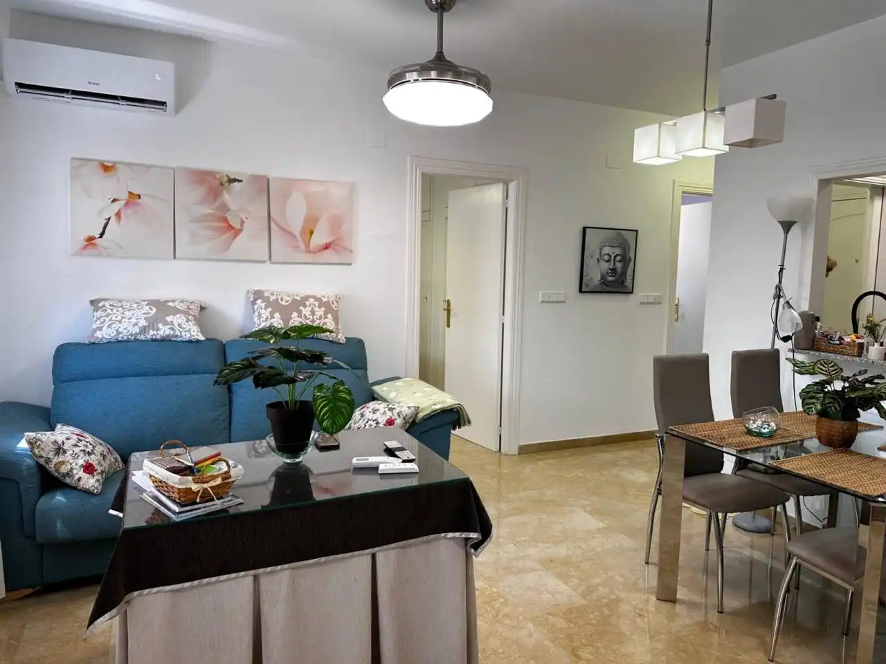 Living room of Apartments for sale in Archena  with Air Conditioner and Furnished