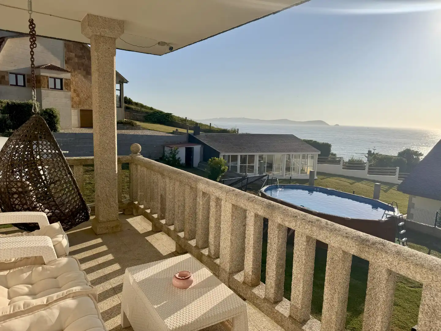 Terraza de Casa o chalet en venta en Sanxenxo con Calefacción, Jardín privado y Terraza
