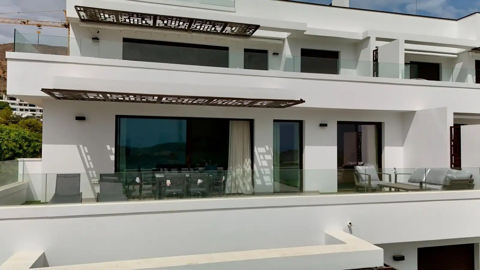 Terrassa de Apartament de lloguer en Finestrat amb Aire condicionat, Jardí privat i Terrassa