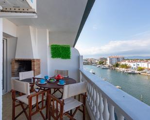 Balcony of Apartment for sale in Empuriabrava  with Air Conditioner