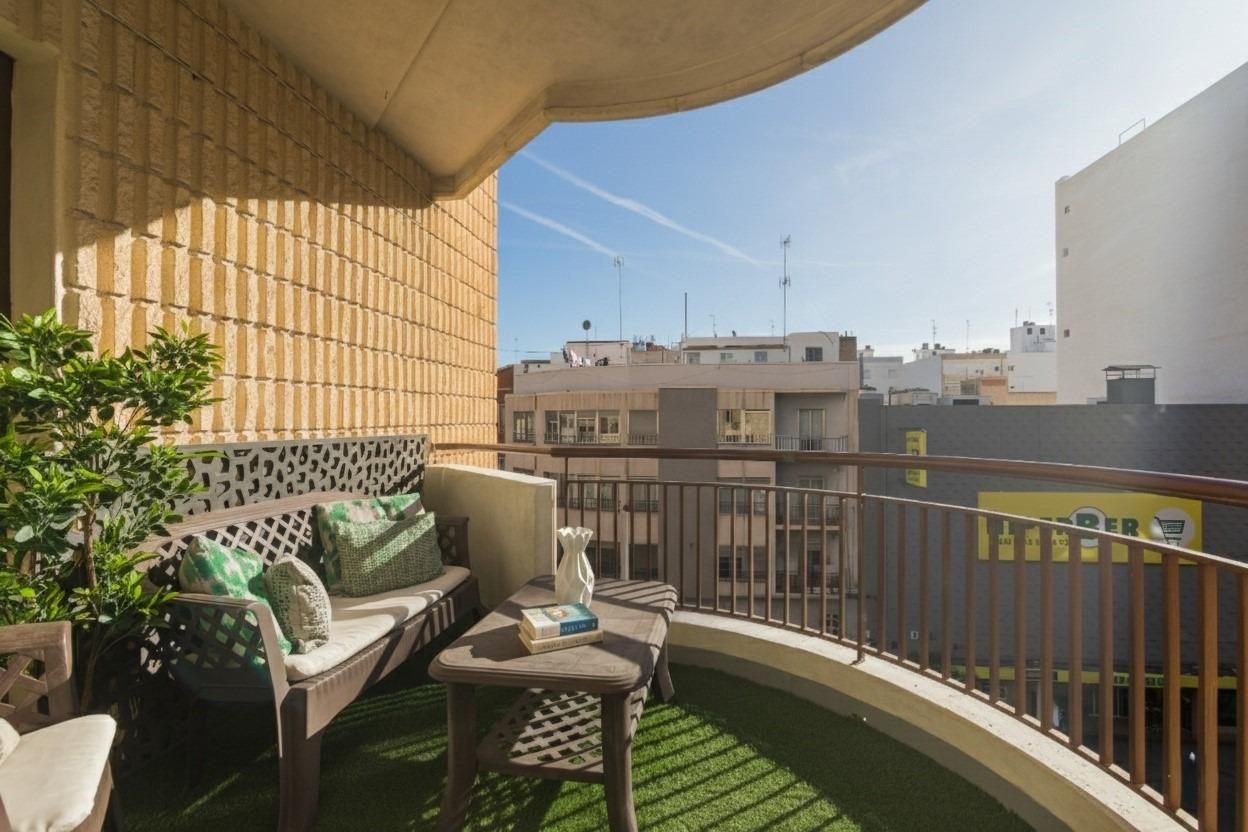 Balcony of Flat for sale in Elche / Elx  with Heating, Terrace and Balcony