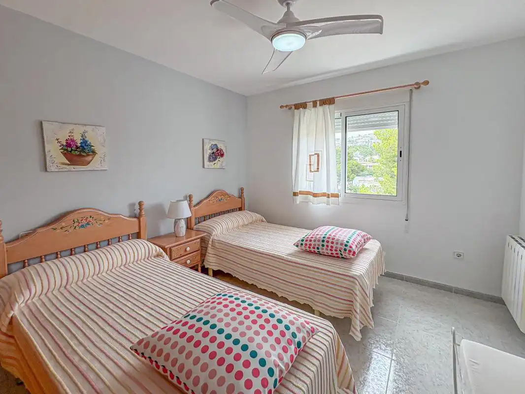 Dormitori de Casa adosada en venda en Benissa amb Aire condicionat, Calefacció i Jardí privat