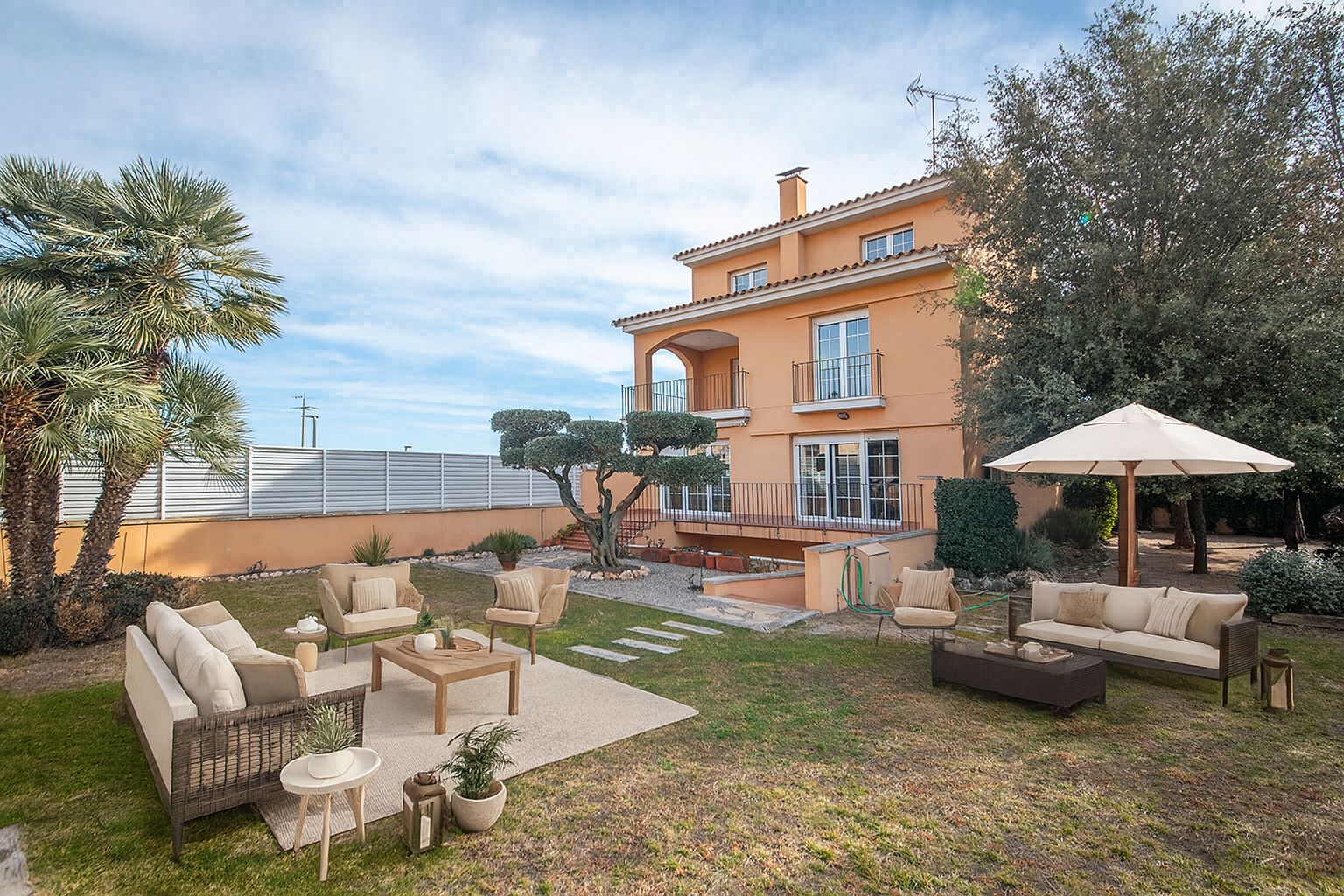 Garden of House or chalet for sale in Olèrdola  with Air Conditioner, Heating and Private garden