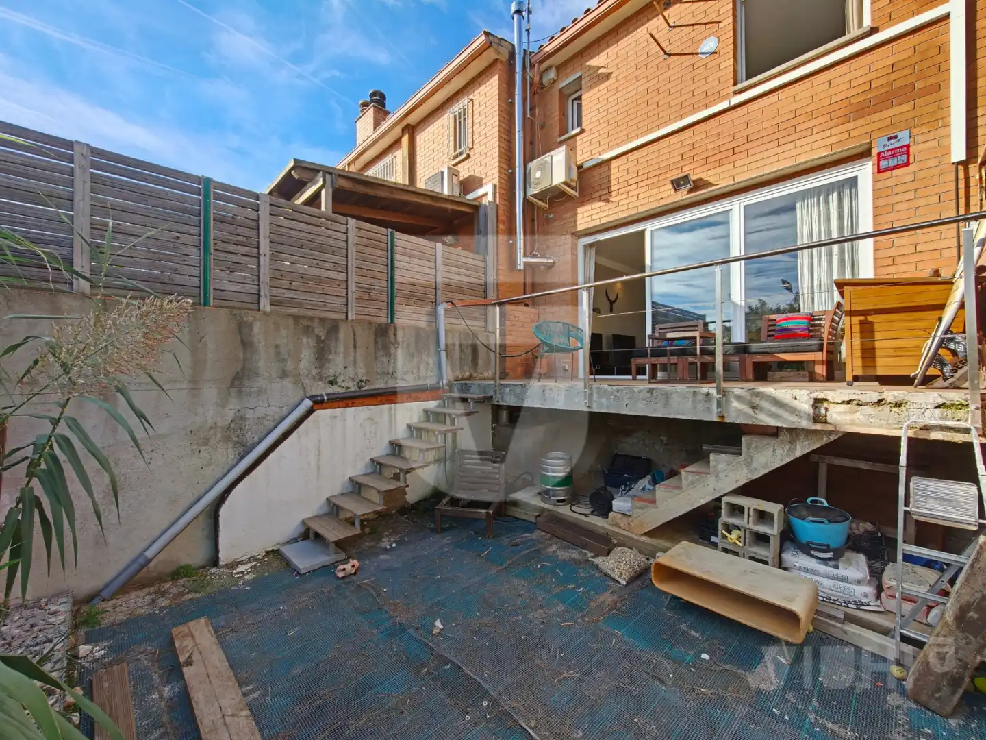 Terraza de Casa adosada en venta en Tiana con Aire acondicionado, Jardín privado y Parquet