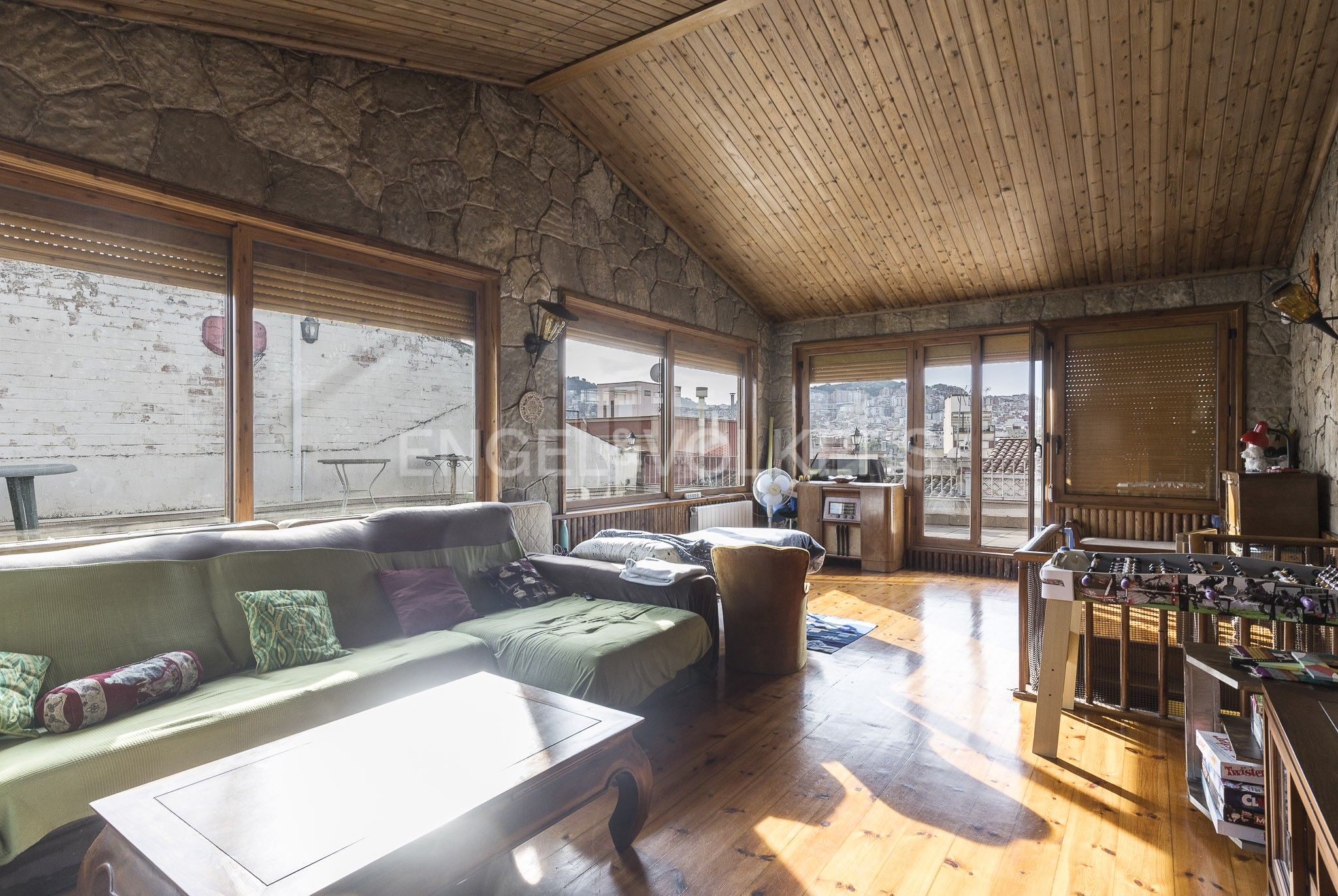 Living room of House or chalet for sale in  Barcelona Capital  with Heating, Terrace and Storage room