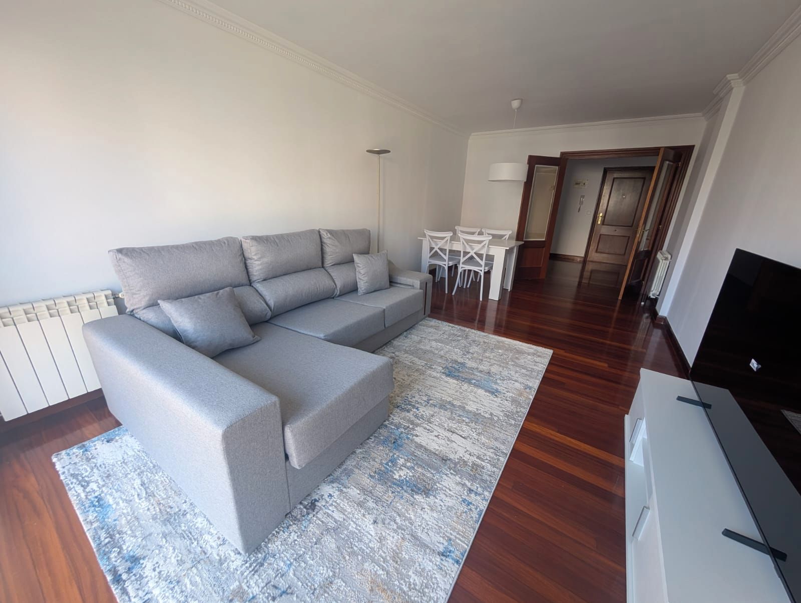 Sala d'estar de Pis de lloguer en Santander amb Calefacció i Moblat