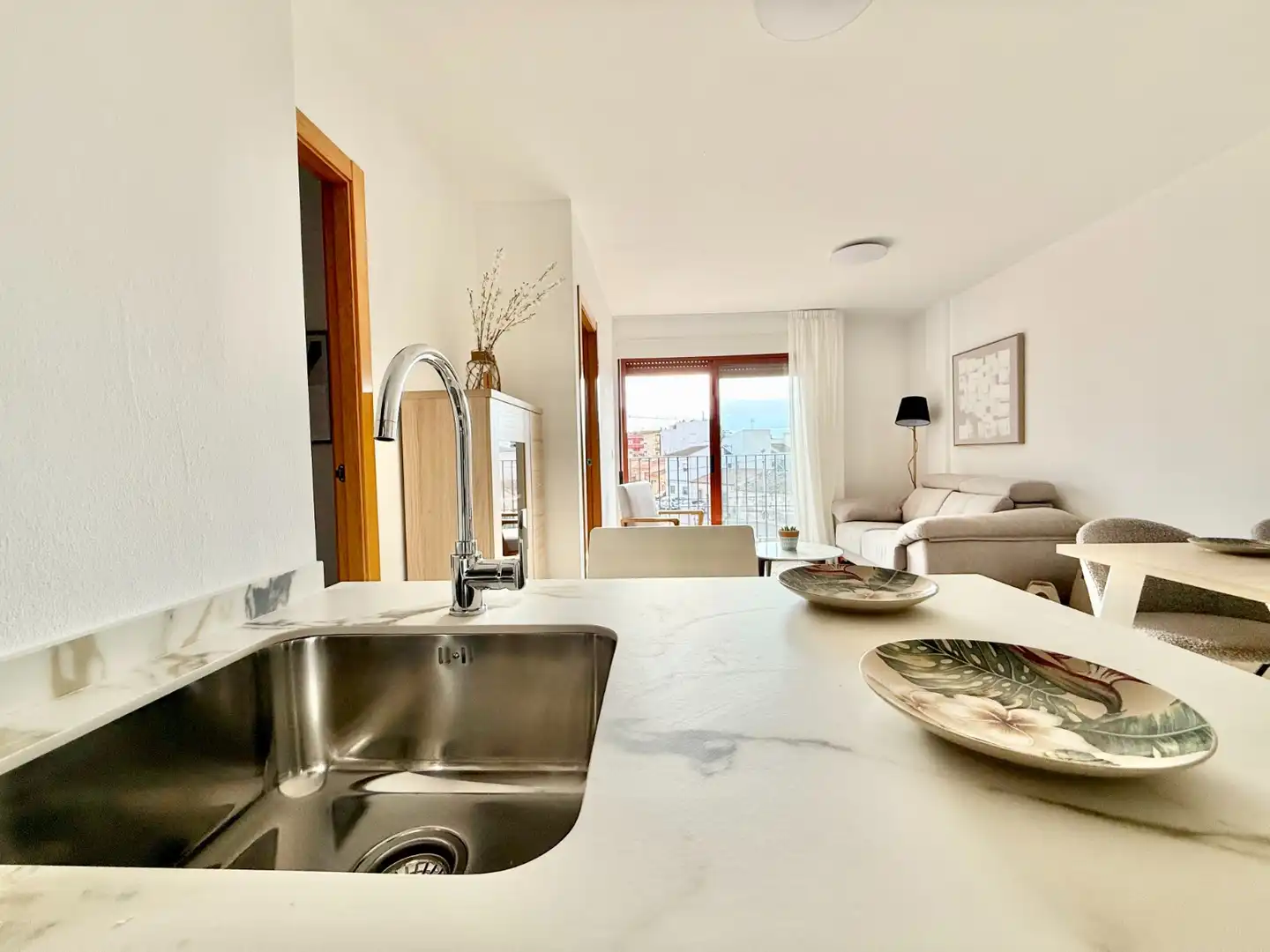 Cocina de Piso en venta en Murcia con Aire acondicionado, Jardín privado y Terraza