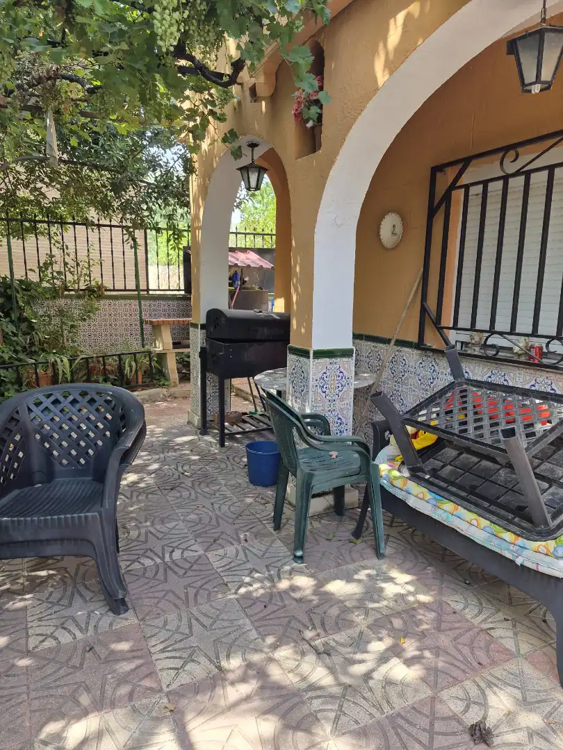 Terraza de Casa o chalet en venta en Albares con Calefacción, Jardín privado y Piscina
