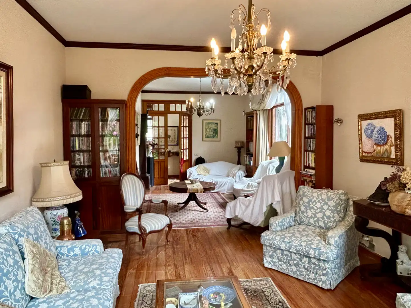 Sala d'estar de Casa o xalet en venda en Las Palmas de Gran Canaria amb Calefacció, Jardí privat i Parquet