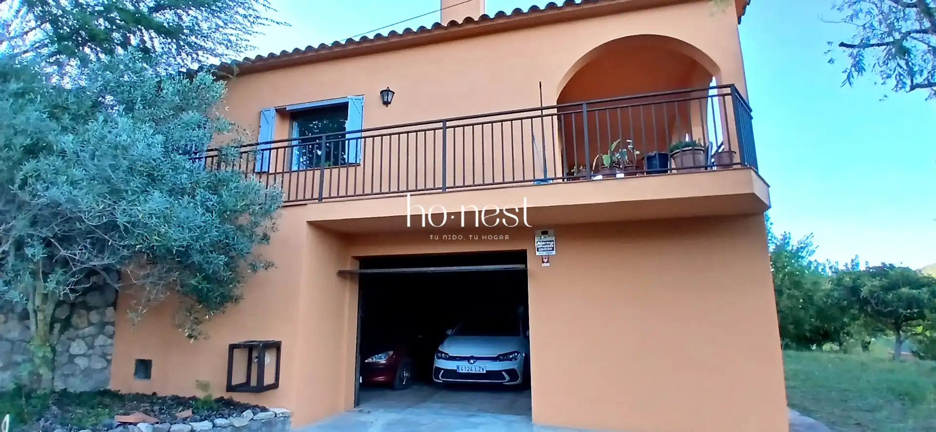 Vista exterior de Casa o xalet en venda en Pontons amb Calefacció, Jardí privat i Terrassa