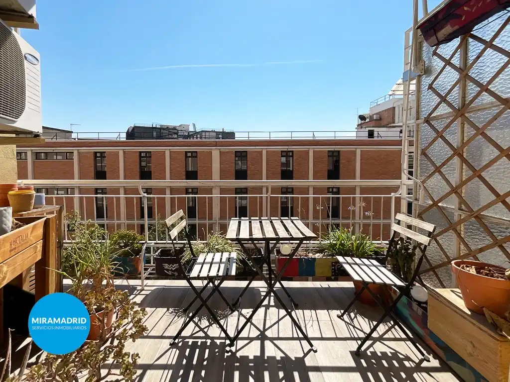 Terraza de Piso de alquiler en Madrid con Aire acondicionado, Terraza y Amueblado