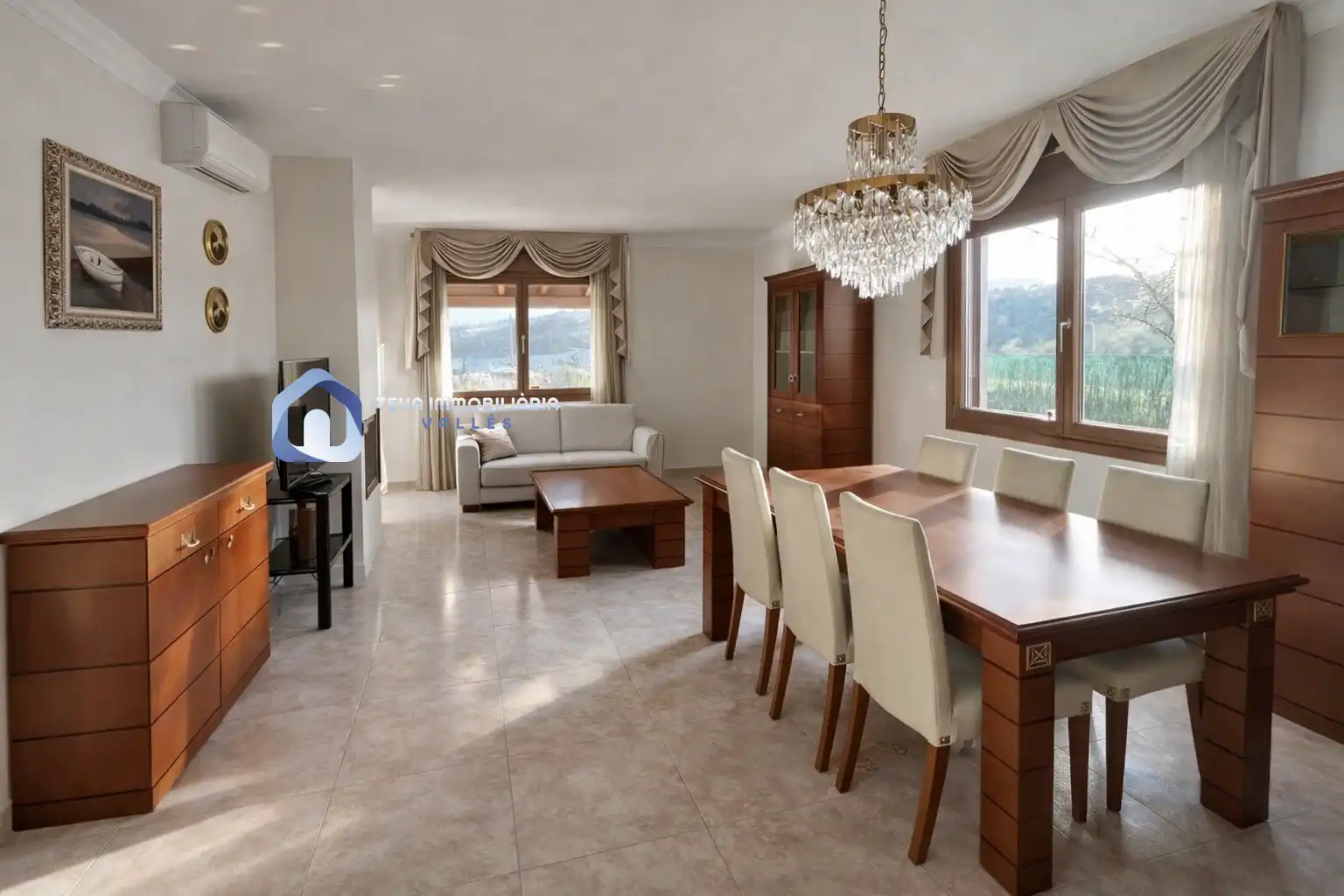 Comedor de Casa o chalet en venta en Sant Fost de Campsentelles con Calefacción, Terraza y Trastero