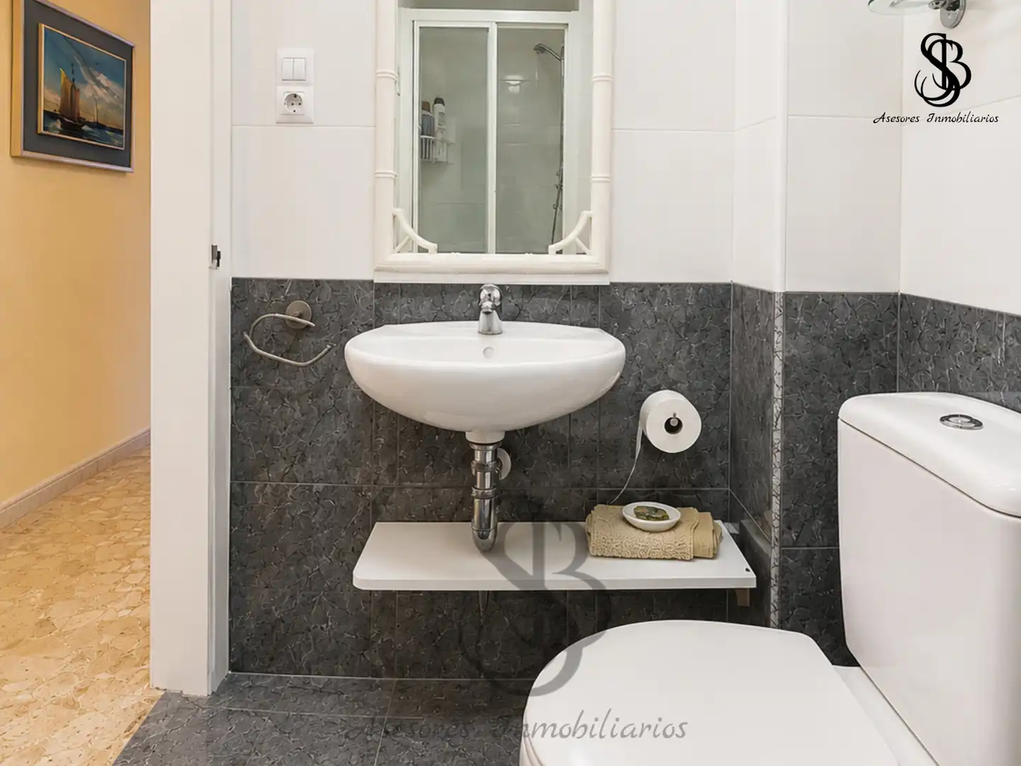 Badezimmer von Wohnungen zum Verkauf in Alicante / Alacant mit Klimaanlage, Heizung und Terrasse