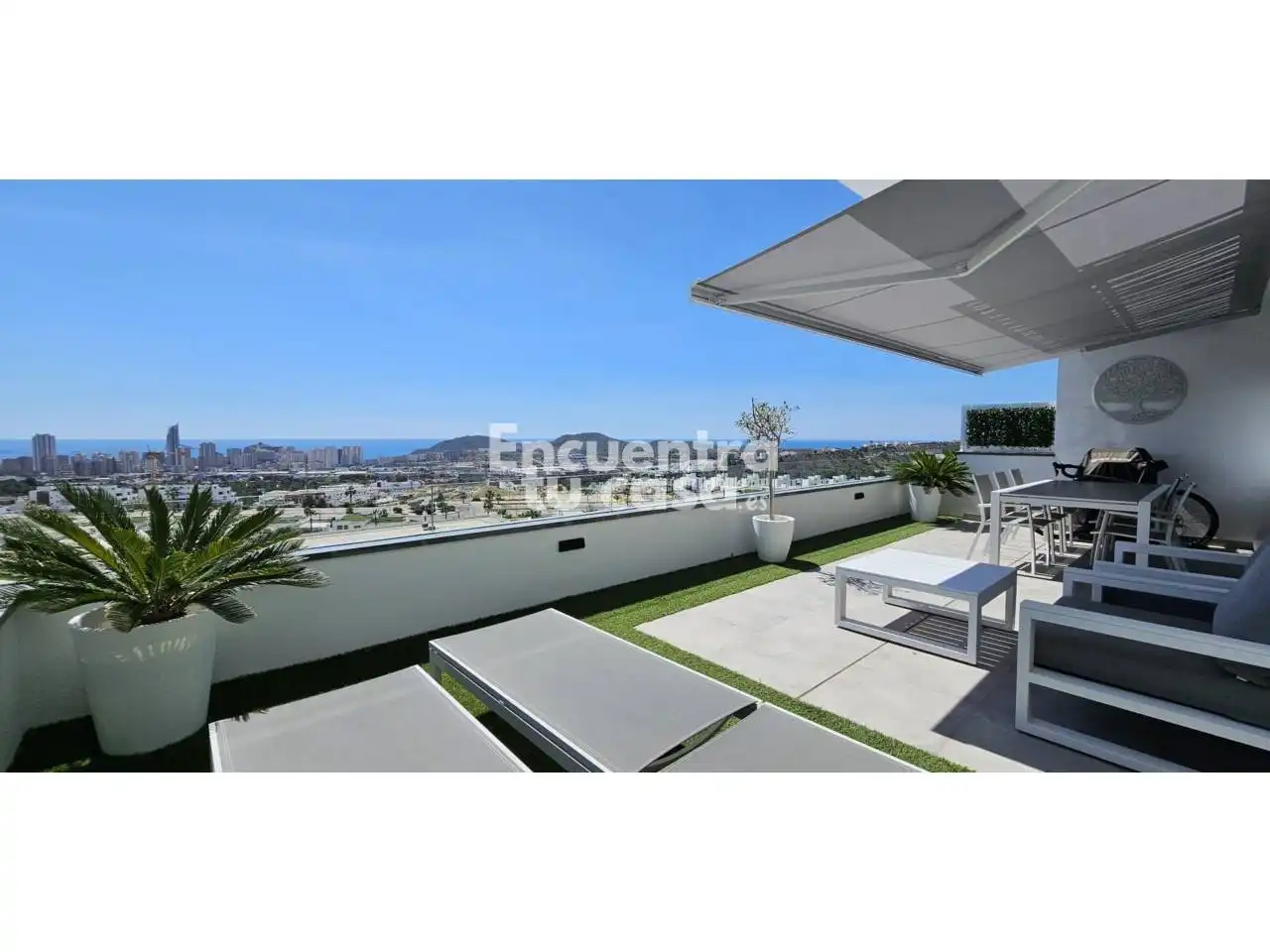 Terrace of Attic for rent in Finestrat  with Air Conditioner, Heating and Terrace