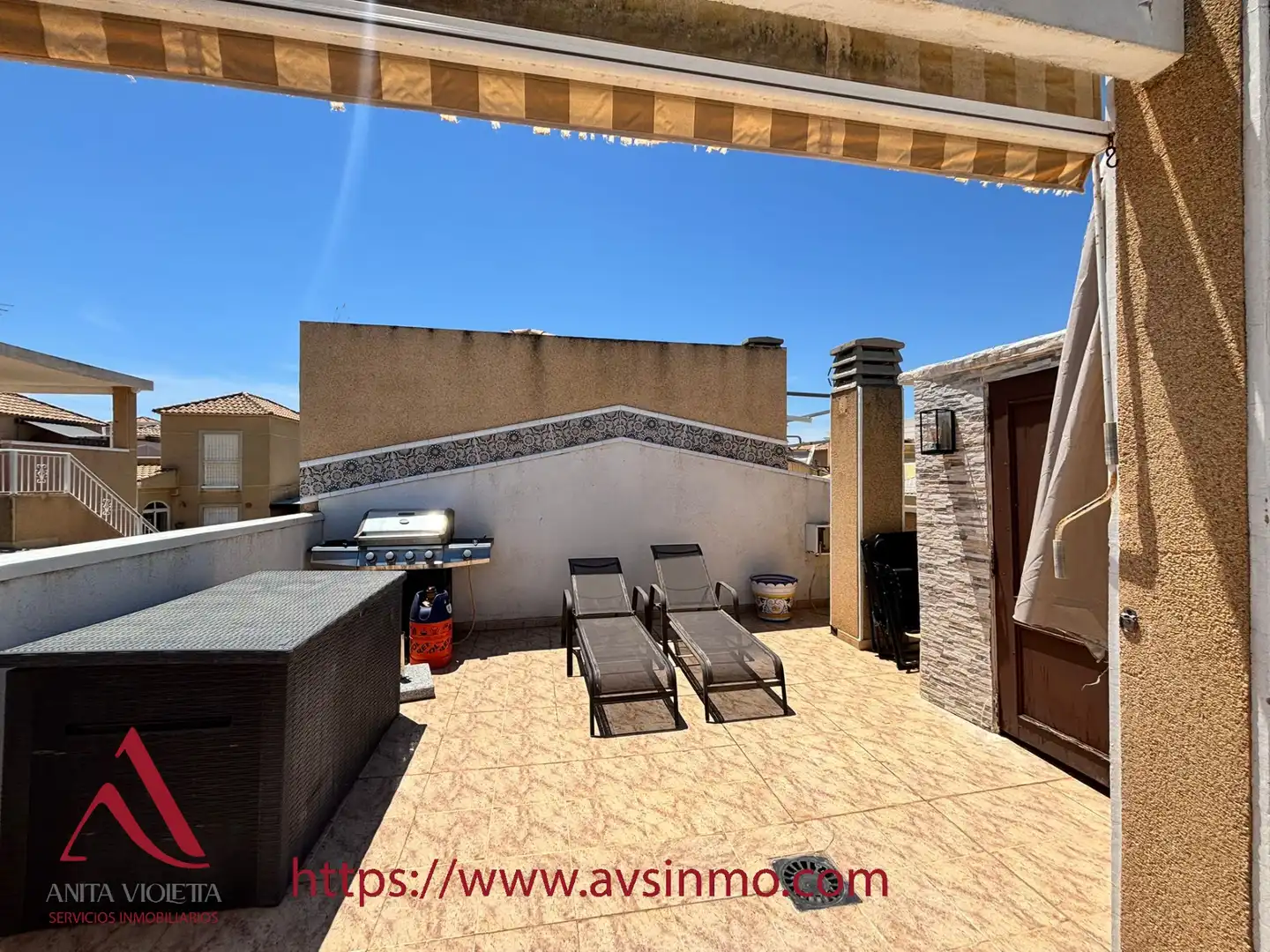 Terraza de Piso en venta en Torrevieja con Aire acondicionado, Jardín privado y Terraza