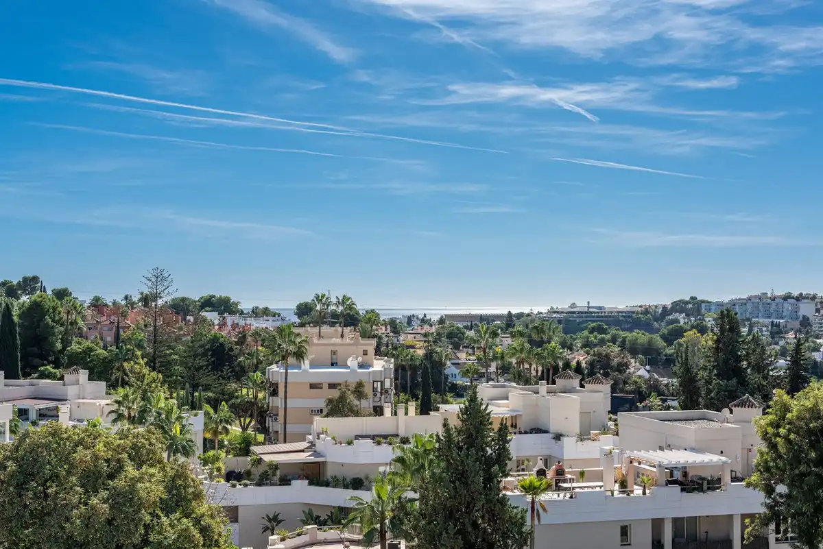 Exterior view of Detached homes for sale in Marbella  with Air Conditioner, Terrace and Community pool
