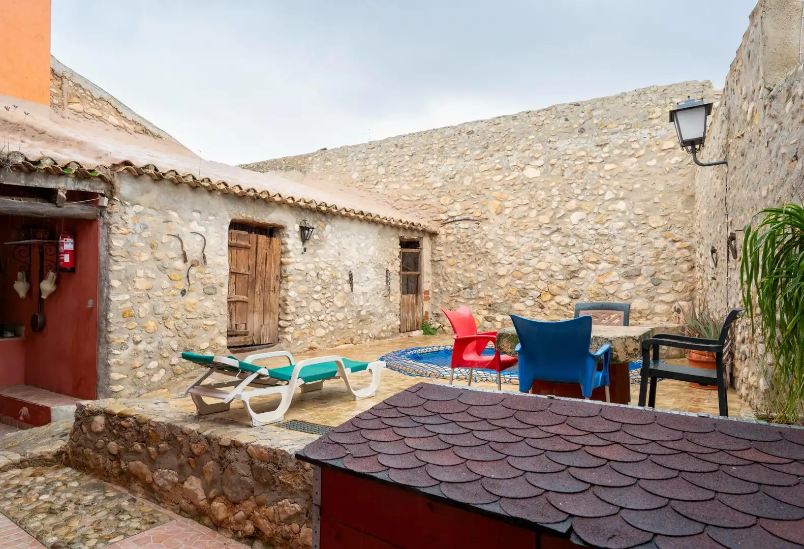 Terrassa de Casa o xalet en venda en Blanca amb Terrassa, Piscina i Moblat