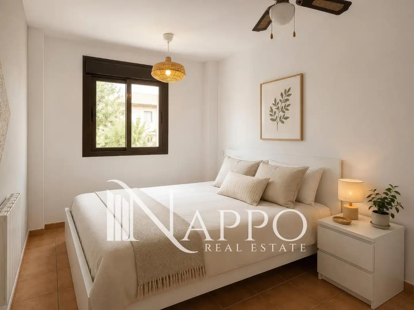 Schlafzimmer von Maisonette zum Verkauf in  Palma de Mallorca mit Klimaanlage, Heizung und Möbliert