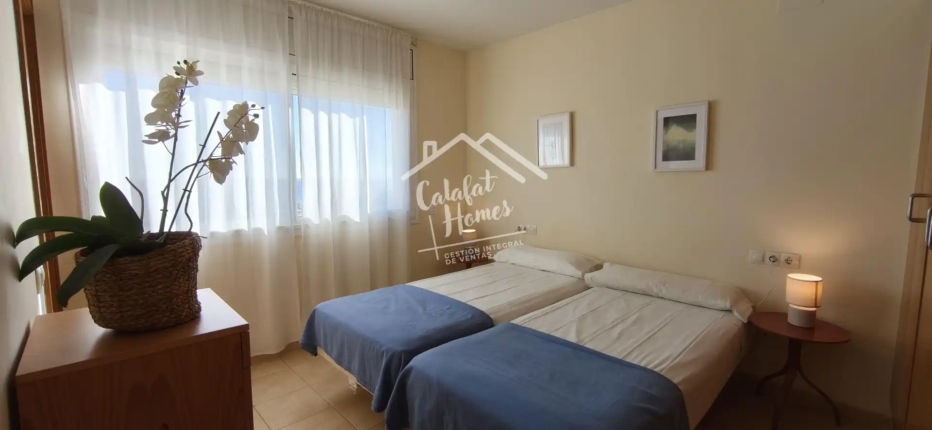 Schlafzimmer von Wohnung zum Verkauf in L'Ametlla de Mar  mit Klimaanlage, Terrasse und Waschmaschine