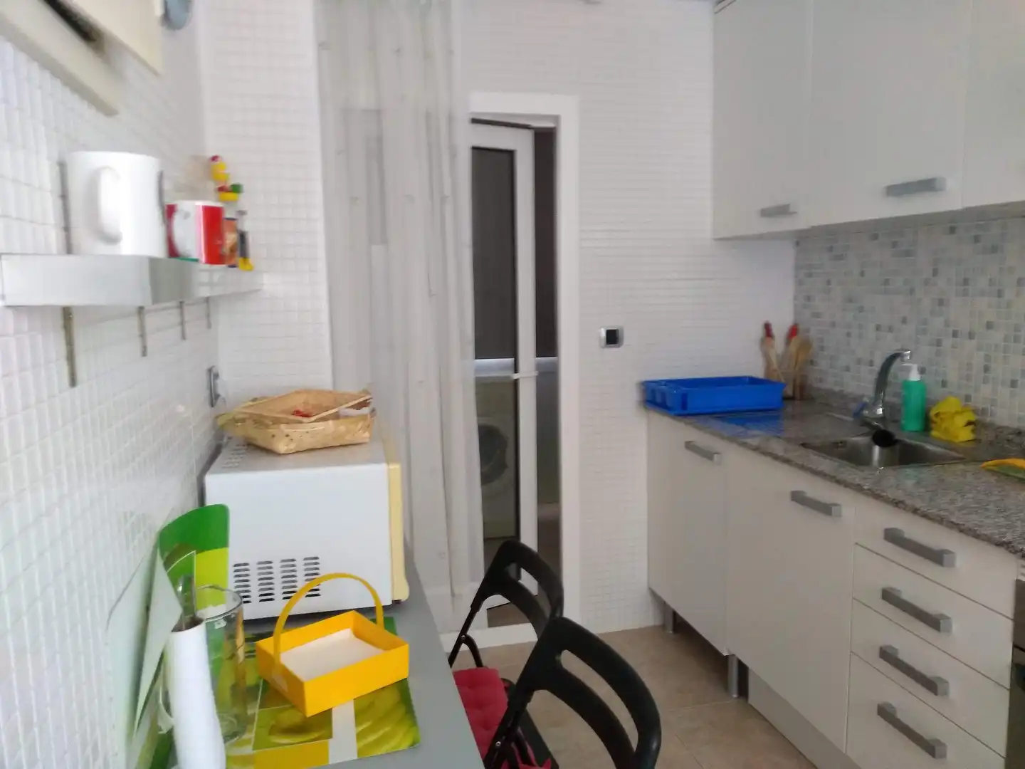 Küche von Wohnungen zur Miete in La Manga del Mar Menor mit Klimaanlage, Terrasse und Möbliert