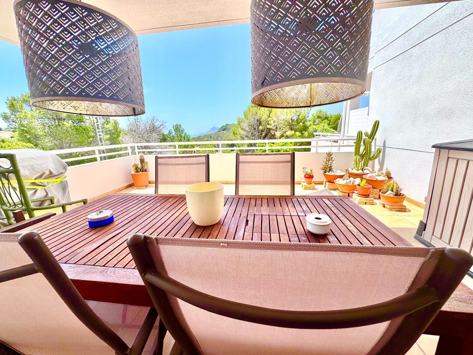 Terrace of Single-family semi-detached to rent in Altea  with Heating, Terrace and Furnished