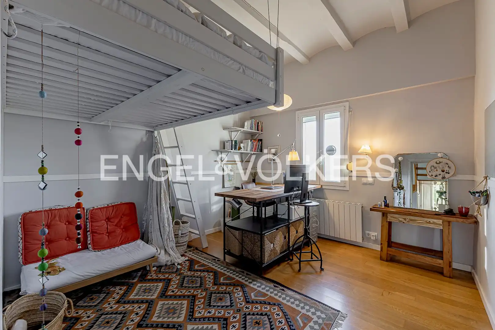 Bedroom of Duplexes for sale in Barcelona  with Air Conditioner, Heating and Private garden