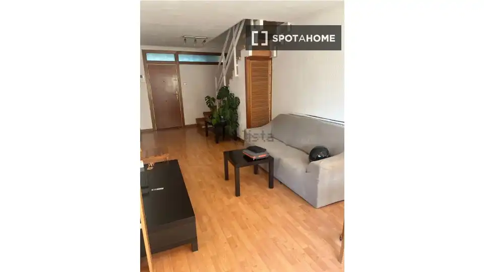 Living room of Flat for rent in Barcelona  with Air Conditioner, Heating and Furnished