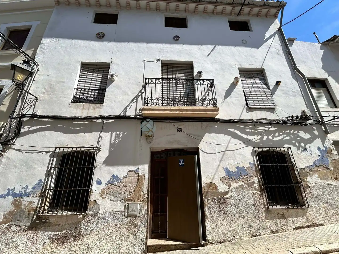Vista exterior de Casa adosada en venda en Oliva
