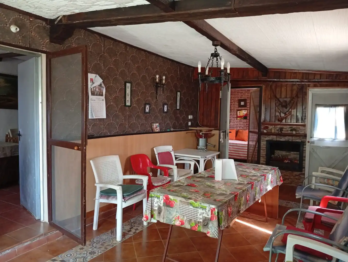 Comedor de Finca rústica de alquiler en Medina Sidonia con Jardín privado, Terraza y Amueblado