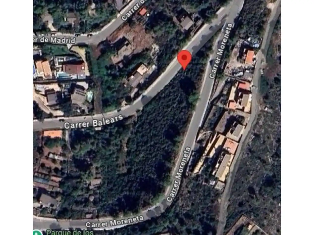 Exterior view of Land for sale in Vallirana