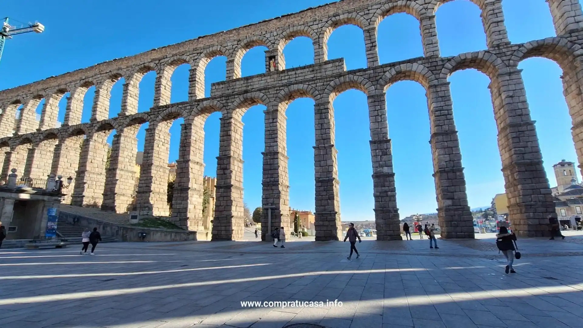 Vista exterior de Pis de lloguer en Segovia Capital amb Balcó