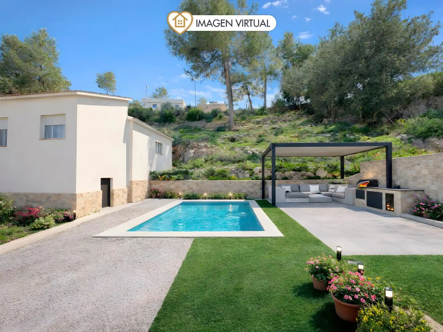 Villa con piscina in vendita a Olesa de Bonesvalls, imagen 2